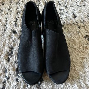 Eileen Fisher Chunky Peeptoe Mule